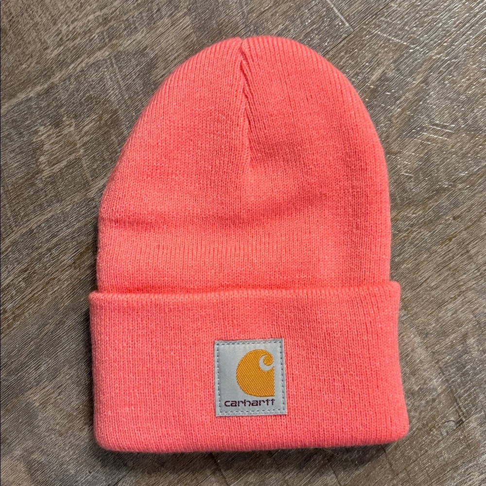 Carhartt Infant/Toddler Pink Knit Beanie Hat